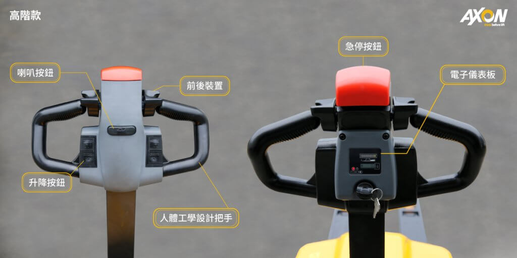 AXON電動拖板車把手操作說明